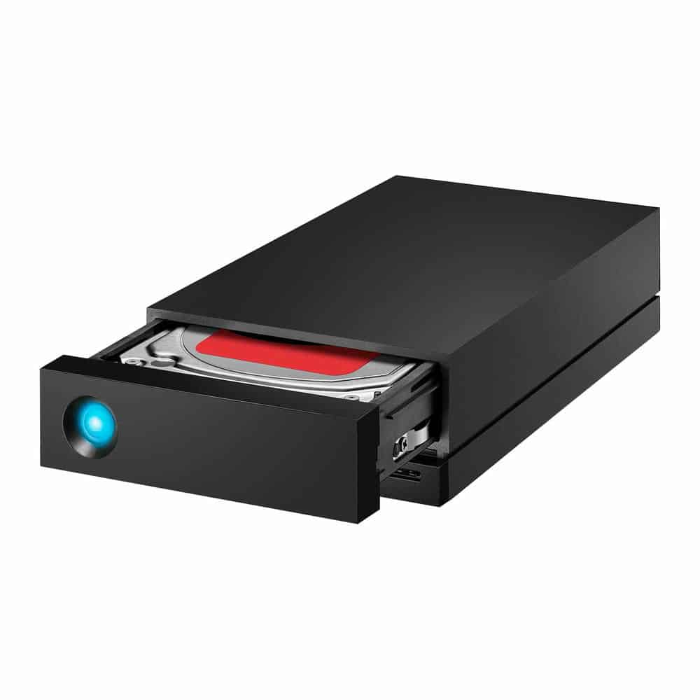LaCie 1big Dock Storage 4TB Thunderbolt 3 with CF & SD Card Slots Displayport 4K Port - Black